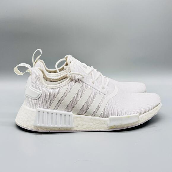 Adidas Shoes Womens 9 White Primeblue NMD R1 Athletic Running Sneakers Comfort - Picture 1 of 13